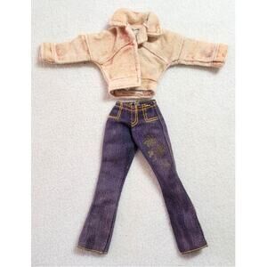 Barbie Size My Scene Fashionista Jeans Denim Style Jacket Fashion Clothes